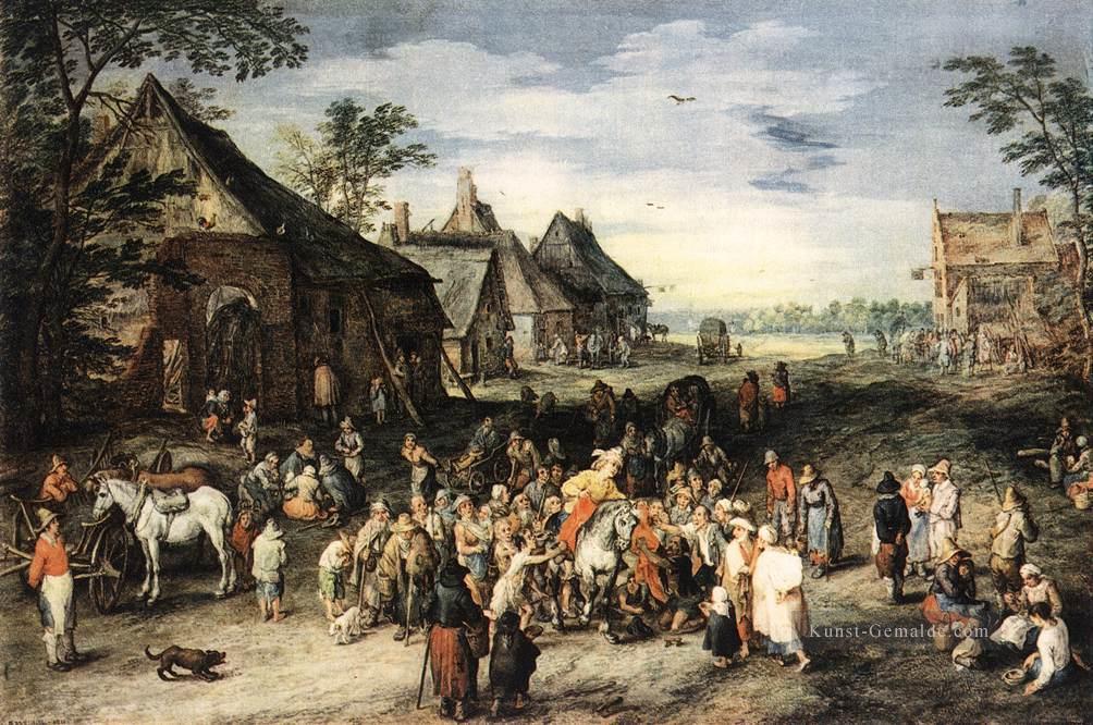 St Martin Flämisch Jan Brueghel der Ältere Ölgemälde